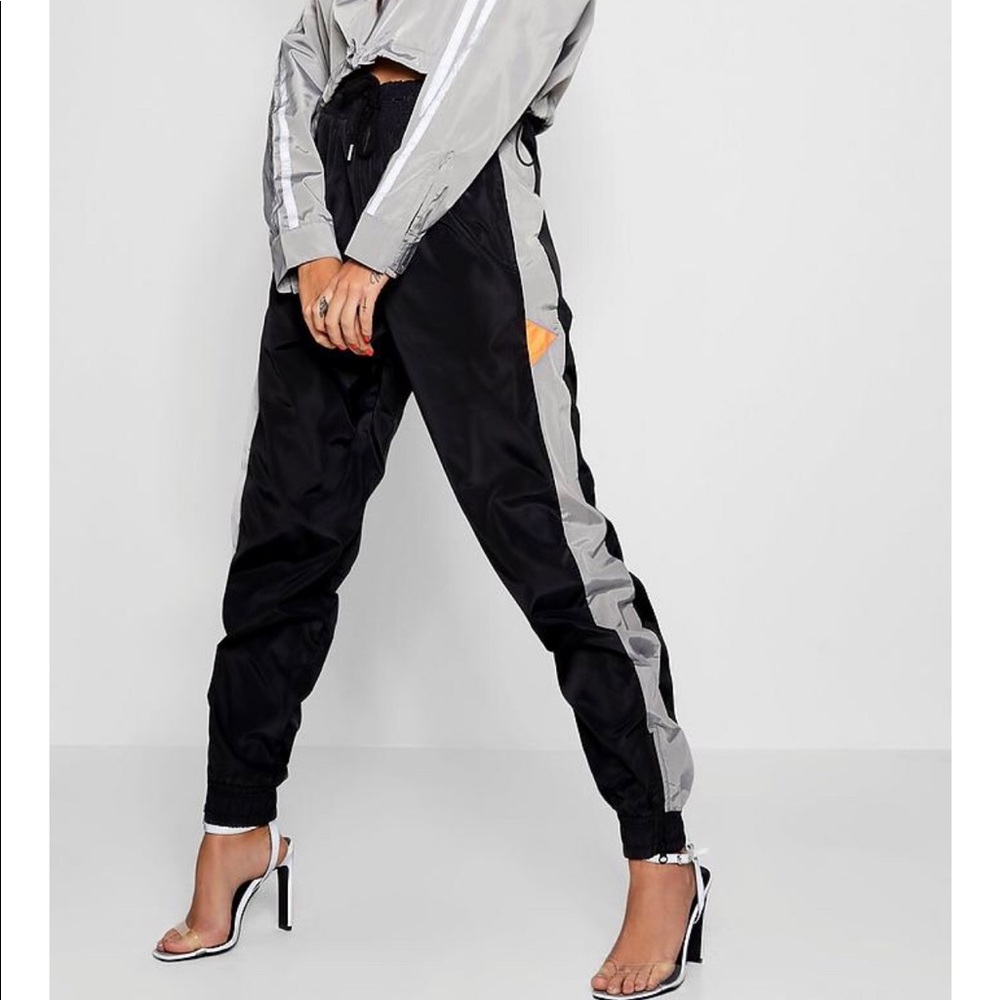 Boohoo shell joggers